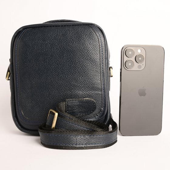 کیف کراس بادی مردانه طرح کایسر چرم فلوتر مشکی