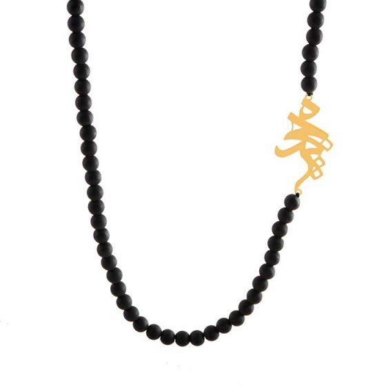 گردنبند با پلاک طلا اسم مجید