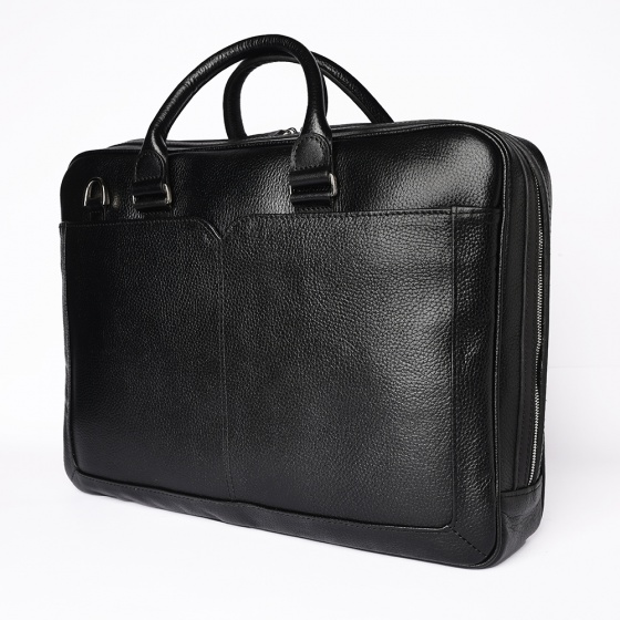 کیف اداری مردانه طرح زال چرم فلوتر مشکی