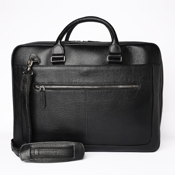 کیف اداری مردانه طرح زال چرم فلوتر مشکی