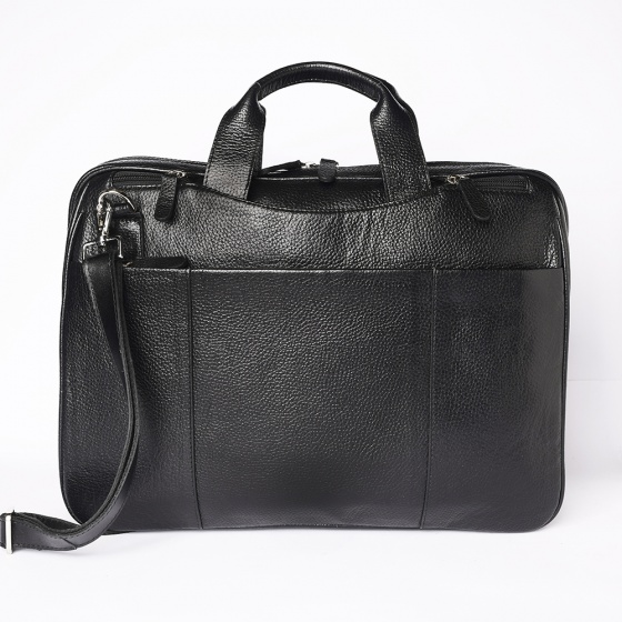 کیف اداری مردانه طرح آیهان چرم فلوتر مشکی