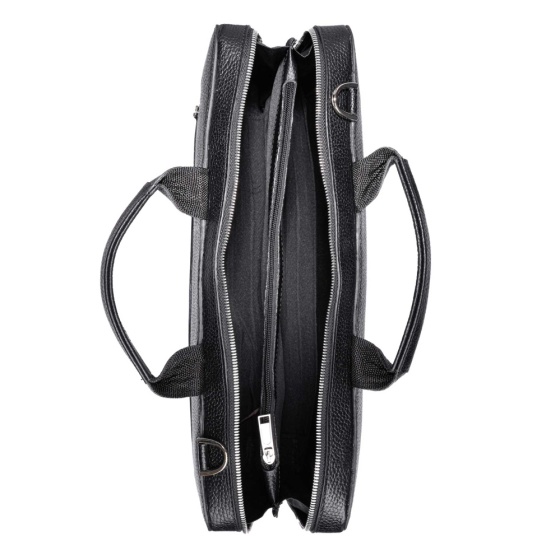 کیف اداری مردانه طرح مارسی چرم فلوتر مشکی