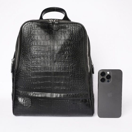 کوله پشتی طرح داریا چرم کروکودیل