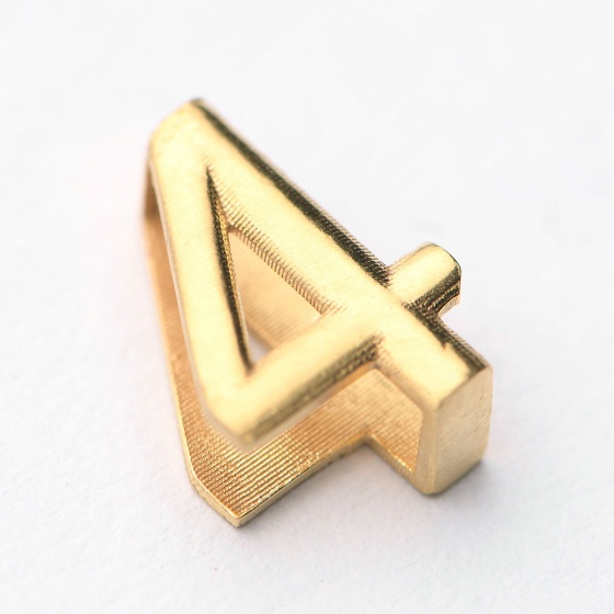 پلاک طلا عدد 4