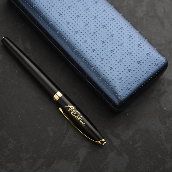 روان نویس یوروپن با پلاک طلا اسم دلخواه