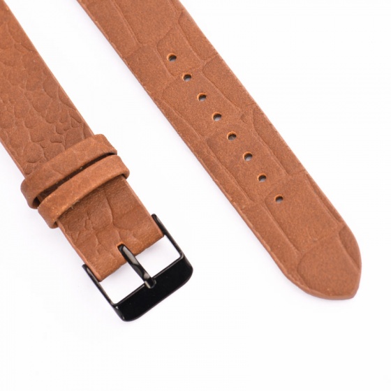 بند سامسونگ واچ چرم کروکودیل عسلی