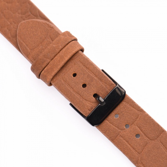 بند سامسونگ واچ چرم کروکودیل عسلی