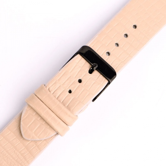 بند اپل واچ چرم لیزارد کرم