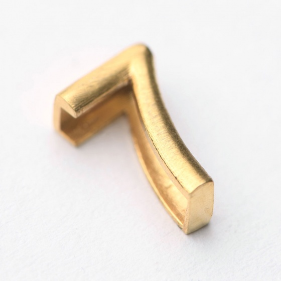 پلاک طلا عدد 7