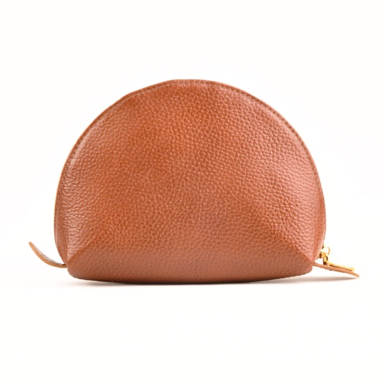 کیف آرایشی طرح آیلین چرم فلوتر عسلی  k