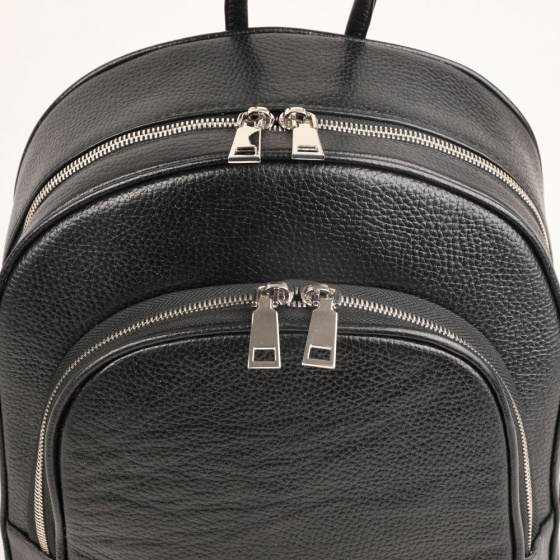 کوله پشتی کاملیا چرم فلوتر مشکی