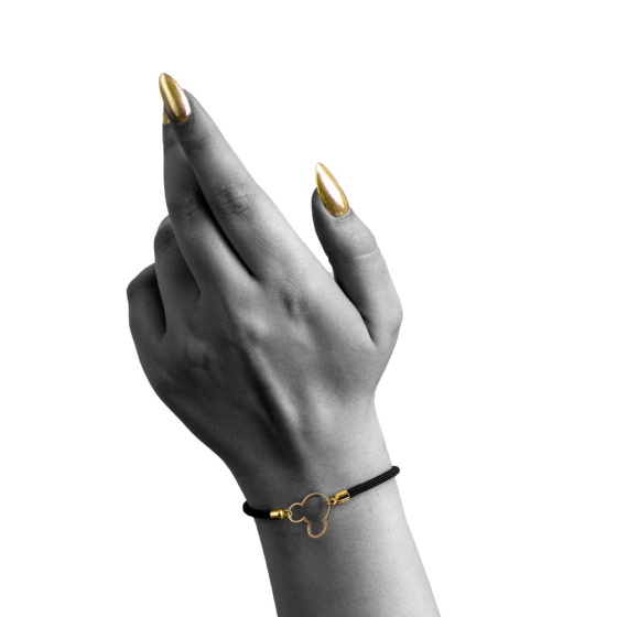 دستبند طلا زنانه طرح میکی موس