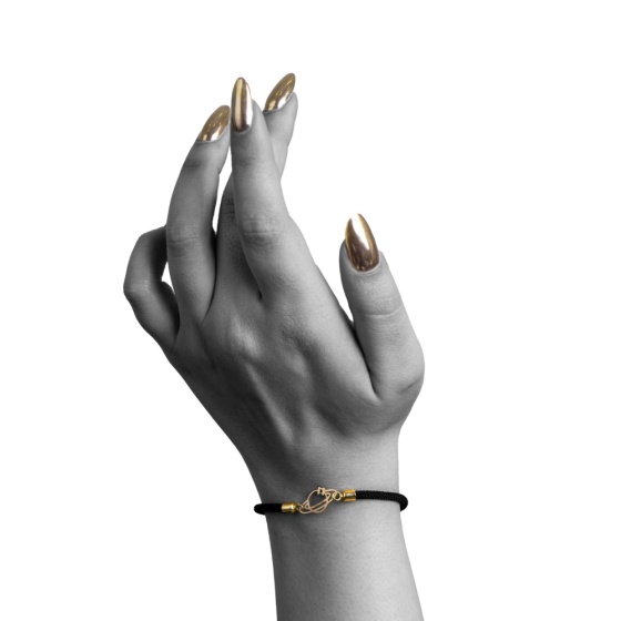 دستبند طلا زنانه طرح زحل