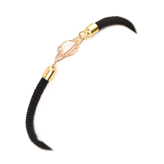 دستبند طلا زنانه طرح زحل