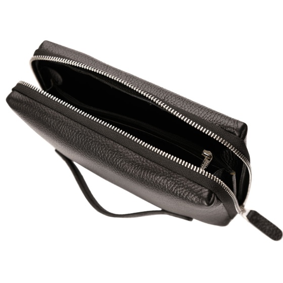 کیف پاسپورتی چرم فلوتر مشکی