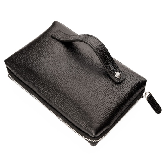 کیف پاسپورتی چرم فلوتر مشکی