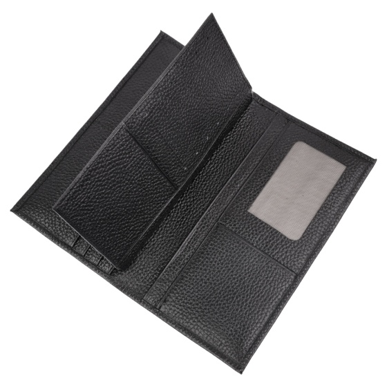 کیف پول کتی چرم فلوتر مشکی