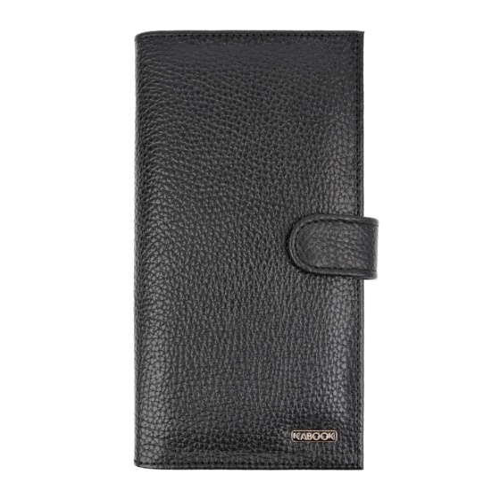 کیف موبایل چرم مشکی فلوتر