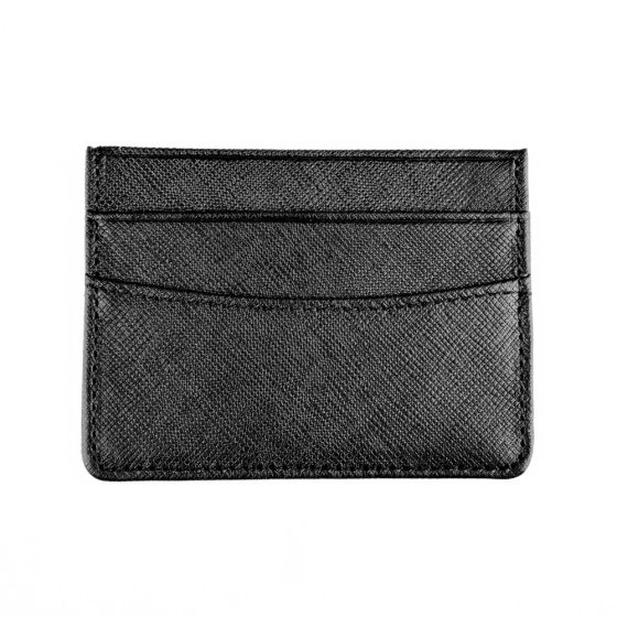 کیف کارت چرم مشکی مونت بلانک