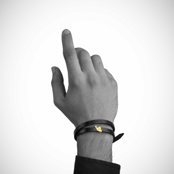 دستبند طلا مردانه ایران