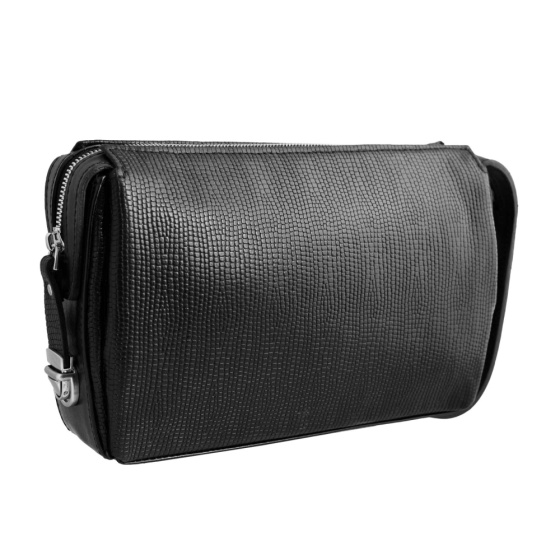 کیف دستی مردانه مازیار کروکودیل مشکی