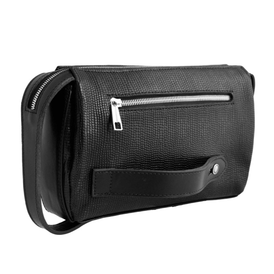 کیف دستی مردانه مازیار کروکودیل مشکی