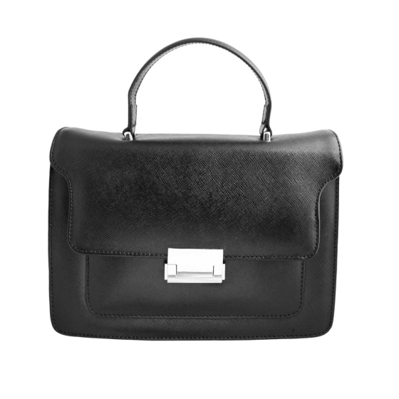 کیف مجلسی زنانه آناهل چرم لیزارد مشکی