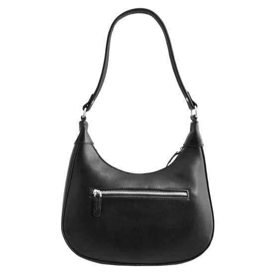 کیف زنانه مجلسی فریال چرم ساده مشکی