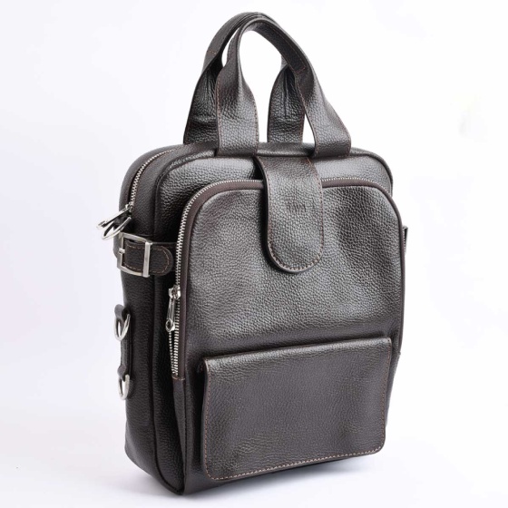 کوله پشتی طرح آرنیکا چرم فلوتر قهوه ای