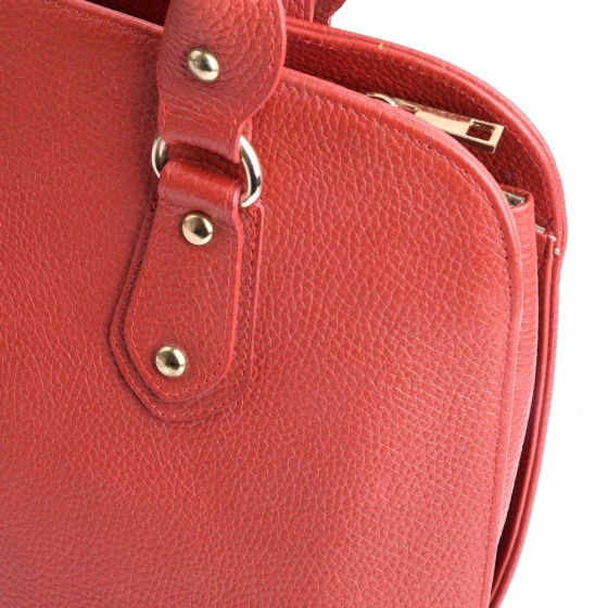 کیف زنانه مجلسی طرح مدا جدید چرم فلوتر قرمز