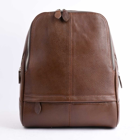 کوله پشتی طرح داریا چرم فلوتر قهوه ای F1