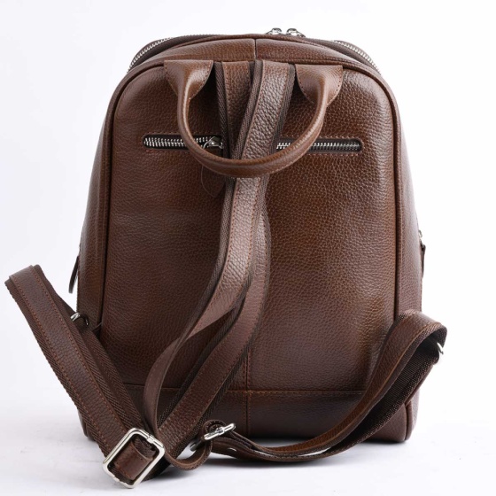 کوله پشتی طرح داریا چرم فلوتر قهوه ای F1