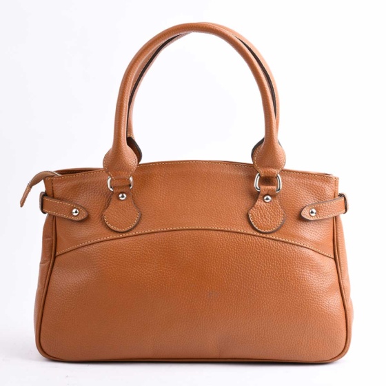 کیف مجلسی زنانه طرح پویان چرم فلوتر عسلی