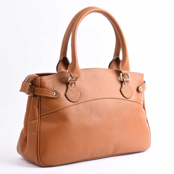 کیف مجلسی زنانه طرح پویان چرم فلوتر عسلی