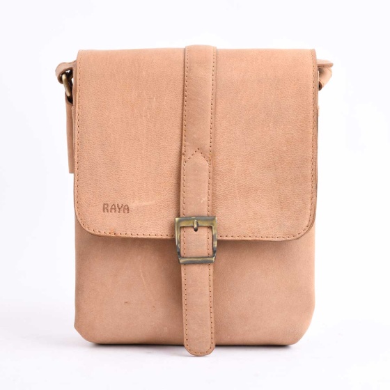 کیف کراس بادی مردانه طرح سپنتا چرم شتری