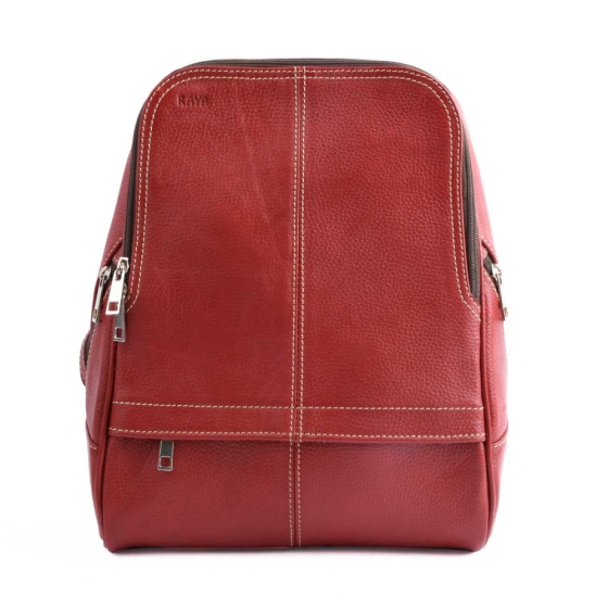 کوله پشتی طرح داریا چرم فلوتر قرمز E5