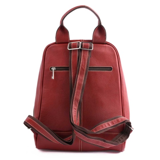 کوله پشتی طرح داریا چرم فلوتر قرمز E5