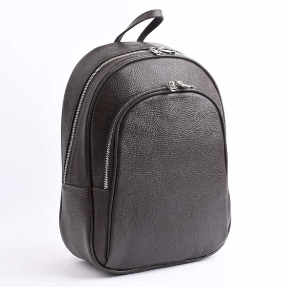 کوله پشتی کاملیا چرم فلوتر قهوه ای F1