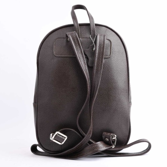 کوله پشتی کاملیا چرم فلوتر قهوه ای F1