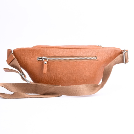 کیف کمری طرح شاهین چرم فلوتر عسلی