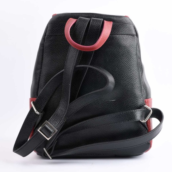 کوله پشتی طرح 5010 چرم لیزارد مشکی F4/I1