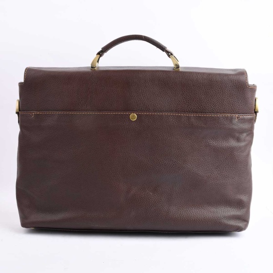 کیف اداری طرح شادلین چرم قهوه ای فلوتر