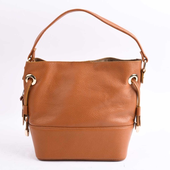 کیف مجلسی زنانه طرح 5234 چرم فلوتر عسلی