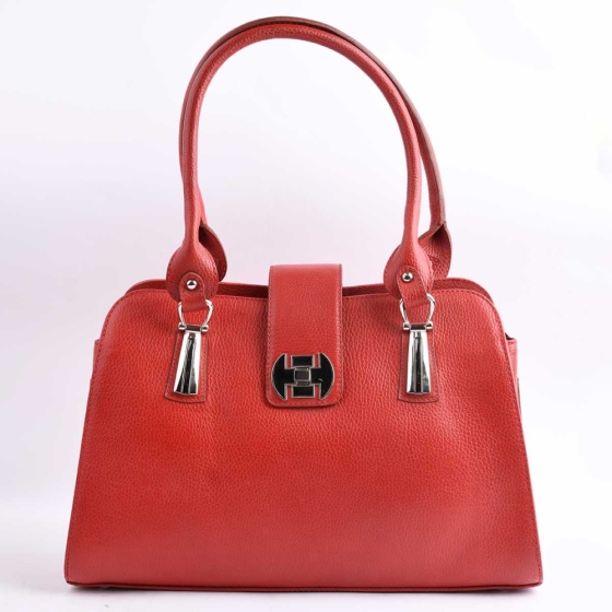 کیف مجلسی زنانه طرح 5248 چرم فلوتر قرمز