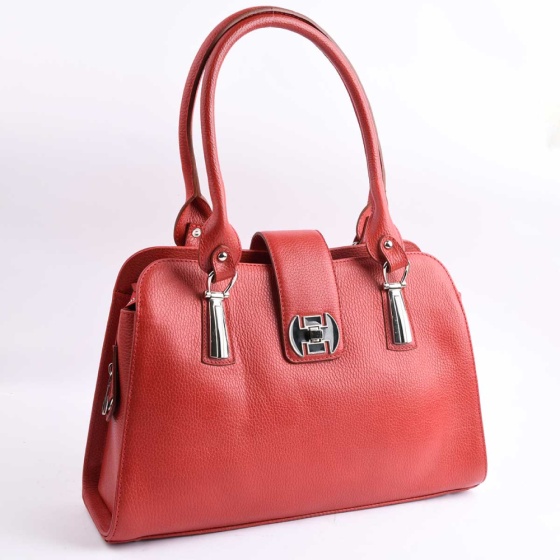 کیف مجلسی زنانه طرح 5248 چرم فلوتر قرمز