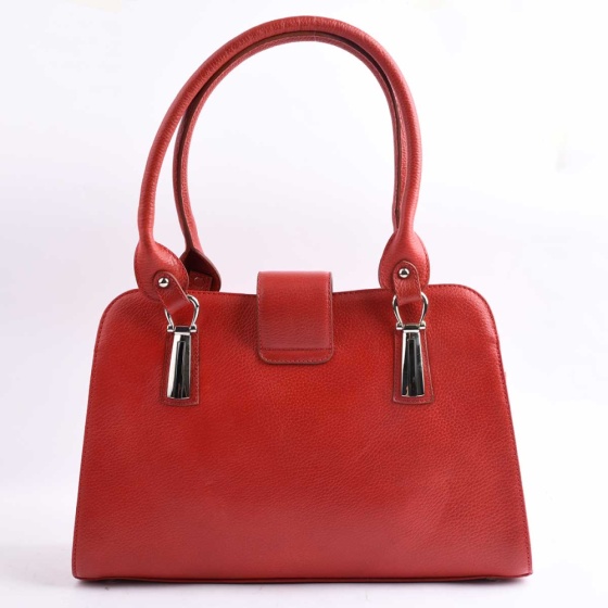 کیف مجلسی زنانه طرح 5248 چرم فلوتر قرمز