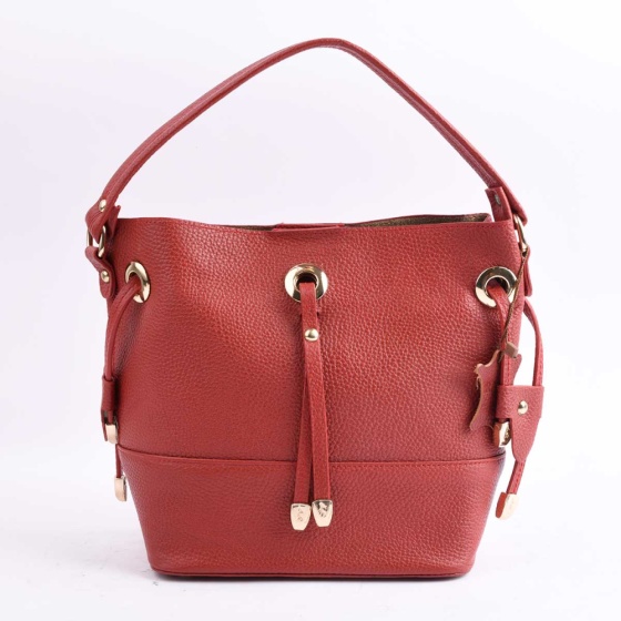 کیف مجلسی زنانه طرح 5233 چرم فلوتر قرمز