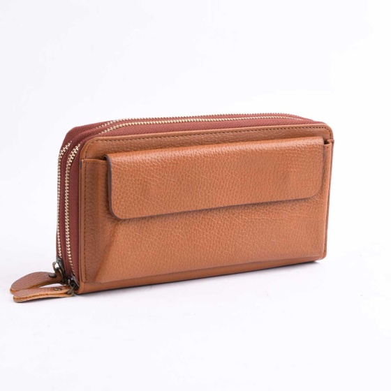 کیف پاسپورتی 5043 چرم فلوتر عسلی