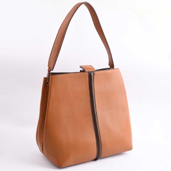 کیف مجلسی زنانه طرح فرح فلوتر عسلی