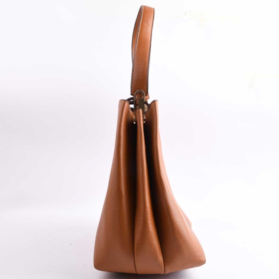 کیف مجلسی زنانه طرح فرح فلوتر عسلی